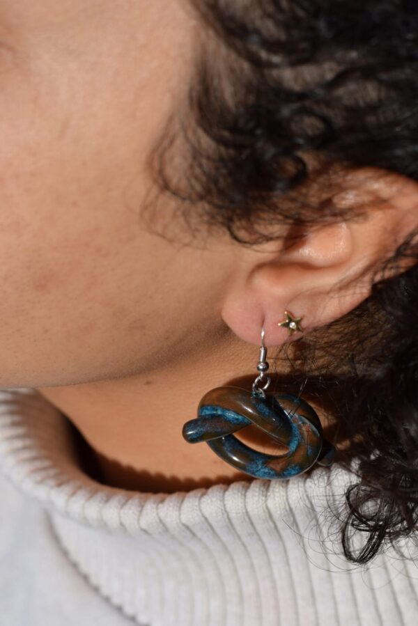 Deep Sea Knot Earrings